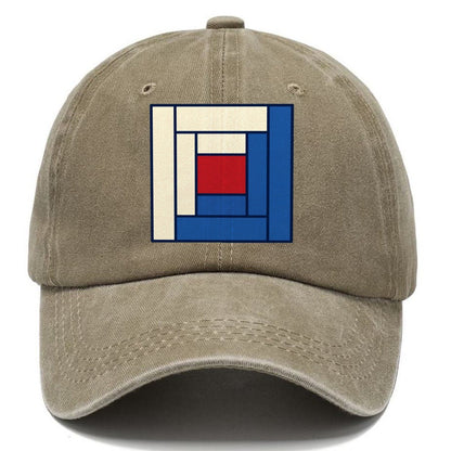 Log Cabin Block Study Sewing And Quilting Classic Cap – Warm Sand