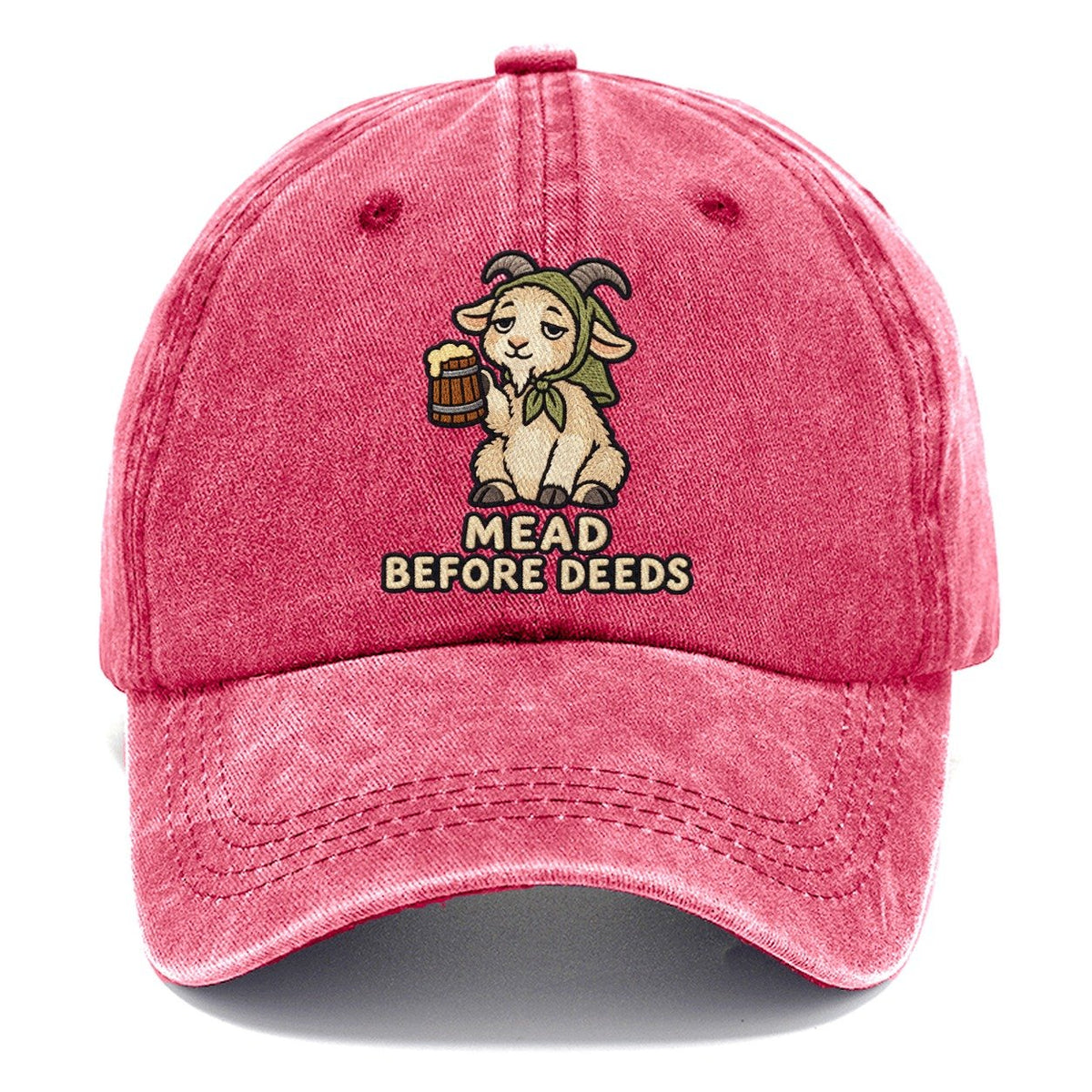Goat Alewife Weary Court Classic Cap – Pomegranate Blush