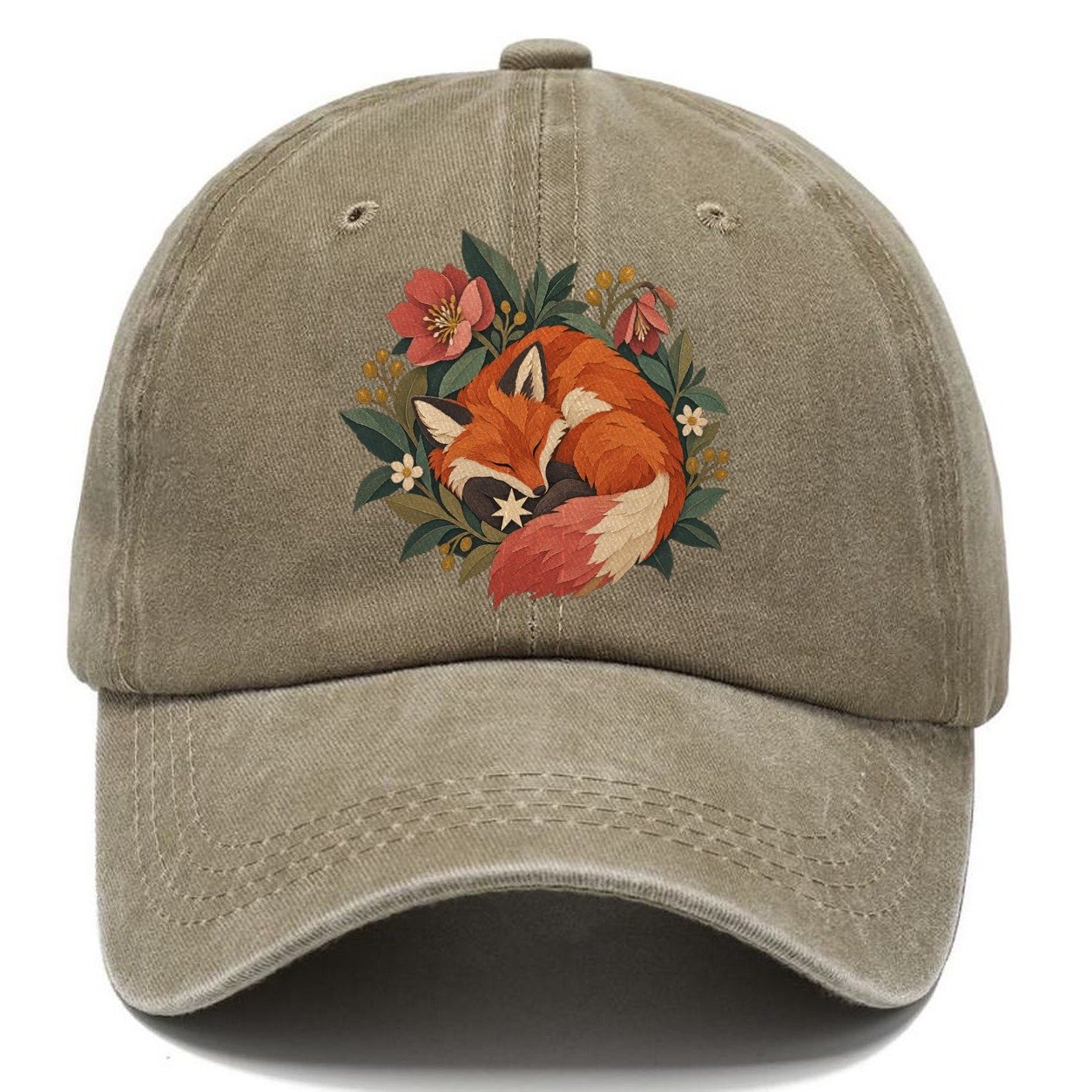 Sleeping Fox Star Nest Gentle Wild Classic Cap – Warm Sand