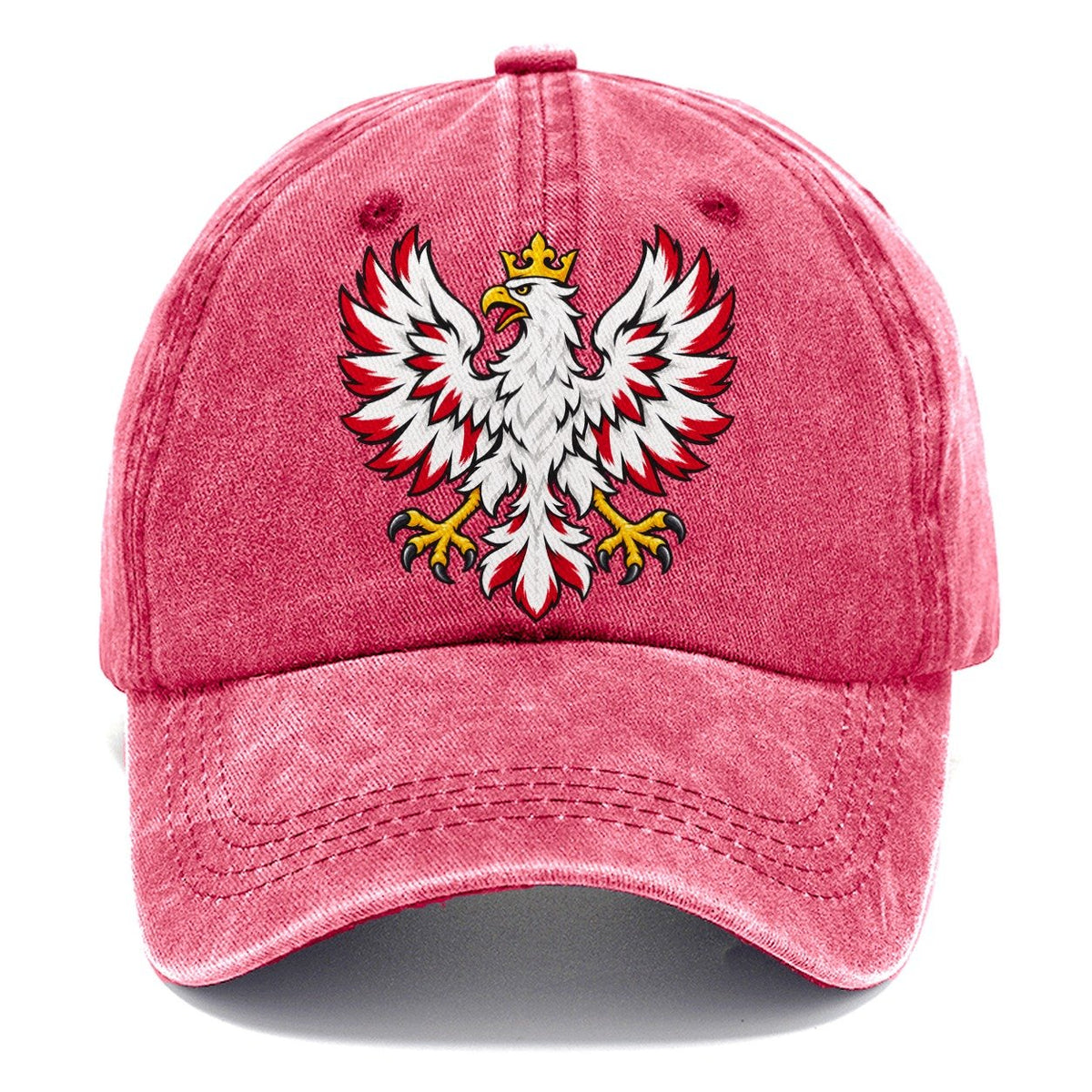 Poland Heraldic Crest Classic Cap – Pomegranate Blush