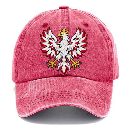 Poland Heraldic Crest Classic Cap – Pomegranate Blush