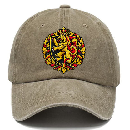 Belgium Heraldic Crest Country Logos Classic Cap – Warm Sand