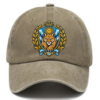 Argentina Heraldic Crest Country Logos Classic Cap – Warm Sand