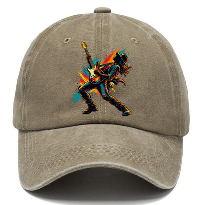 Electric Guitar Icon Music Instruments Classic Cap – Warm Sand