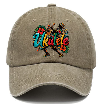 Ukulele Wordmark Music Instruments Classic Cap – Warm Sand