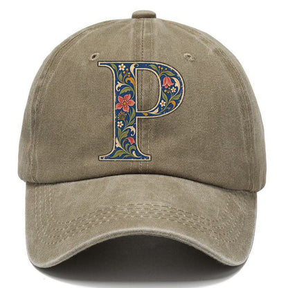 Wildflower P Monogram Classic Cap – Warm Sand
