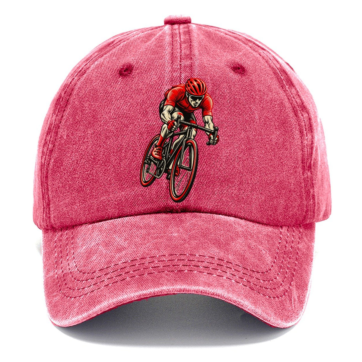 Red Racing Cyclist Classic Cap – Pomegranate Blush