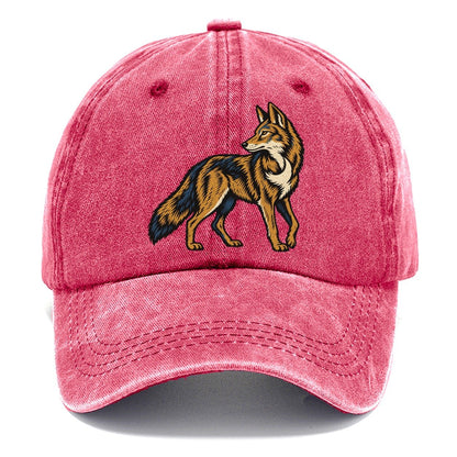 Coyote Crescent Chest Sundown Familiars Classic Cap – Pomegranate Blush