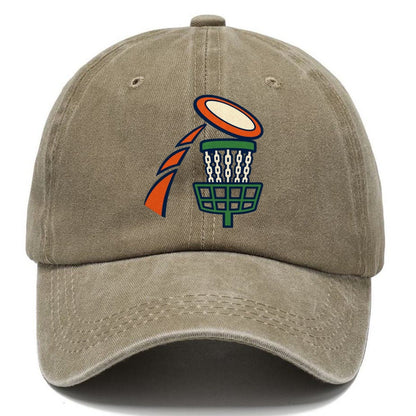 Disc Landing Arc Disc Golf Classic Cap – Warm Sand