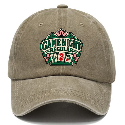 Game Night Regular Mahjong Game Night Classic Cap – Warm Sand