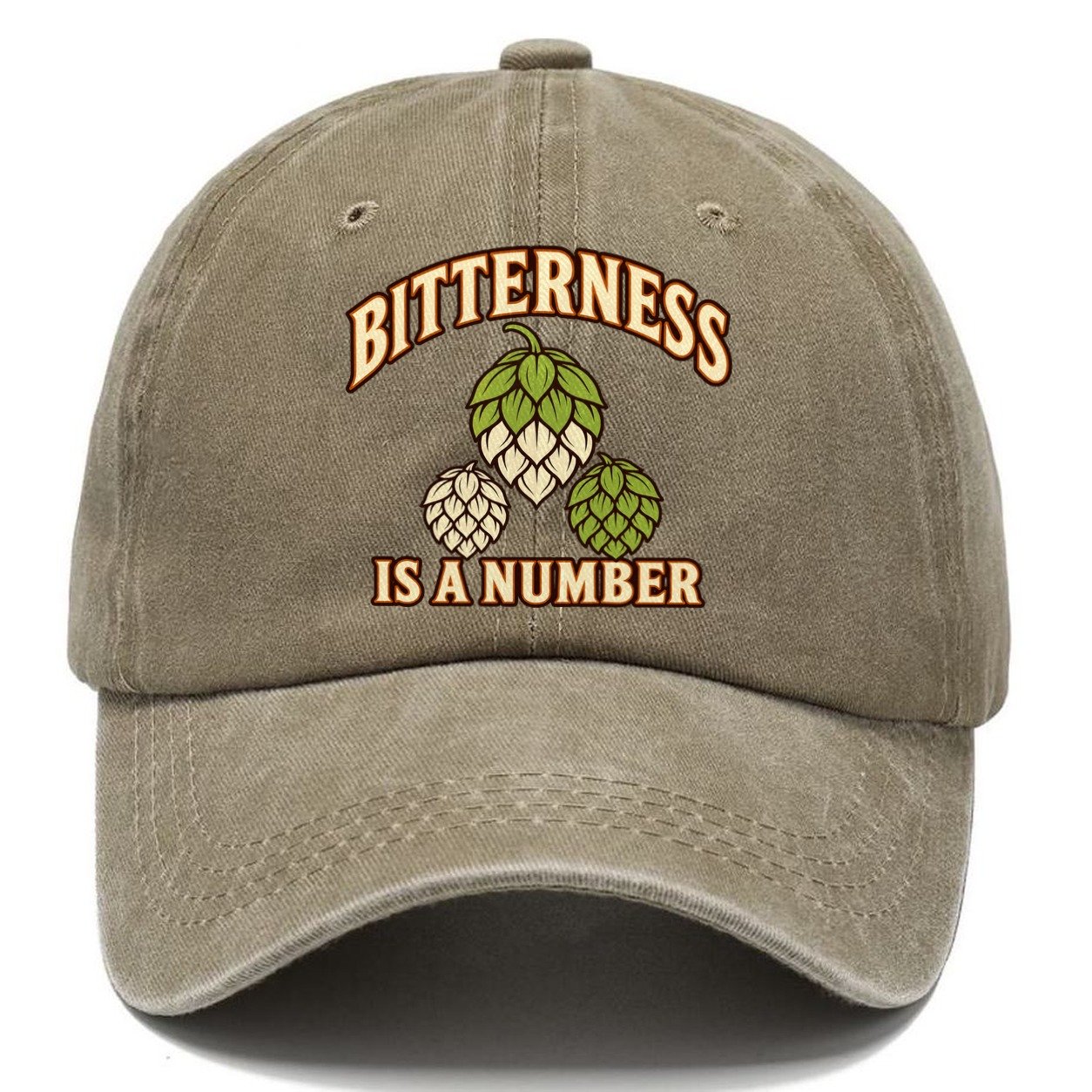 Bitterness Is A Number Homebrewing Classic Cap – Warm Sand