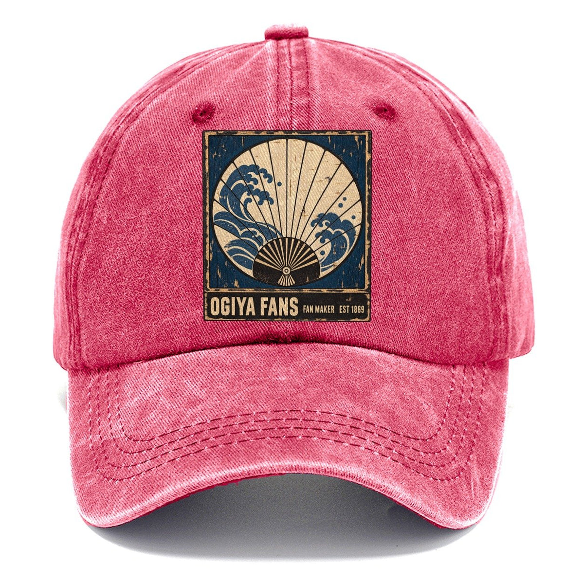 Ogiya Fan Makers Noren Trade Co Classic Cap – Pomegranate Blush