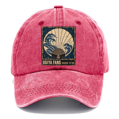 Ogiya Fan Makers Noren Trade Co Classic Cap – Pomegranate Blush