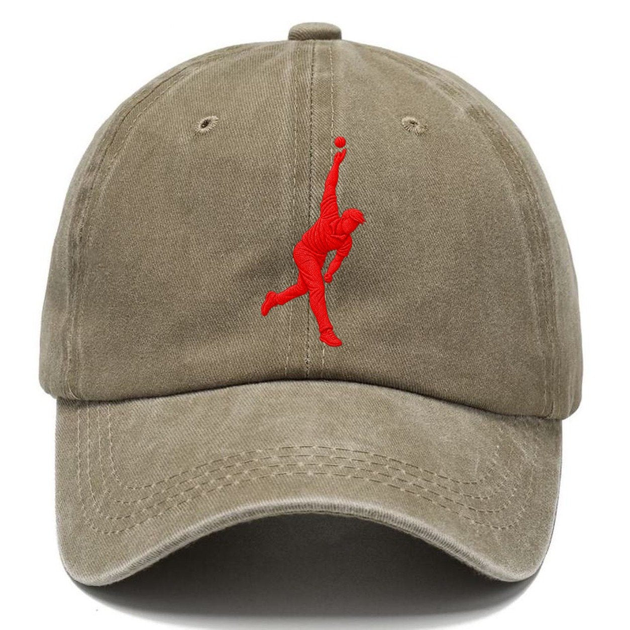 Cricket Fast Bowler Release Micro Motion Mark Classic Cap – Warm Sand