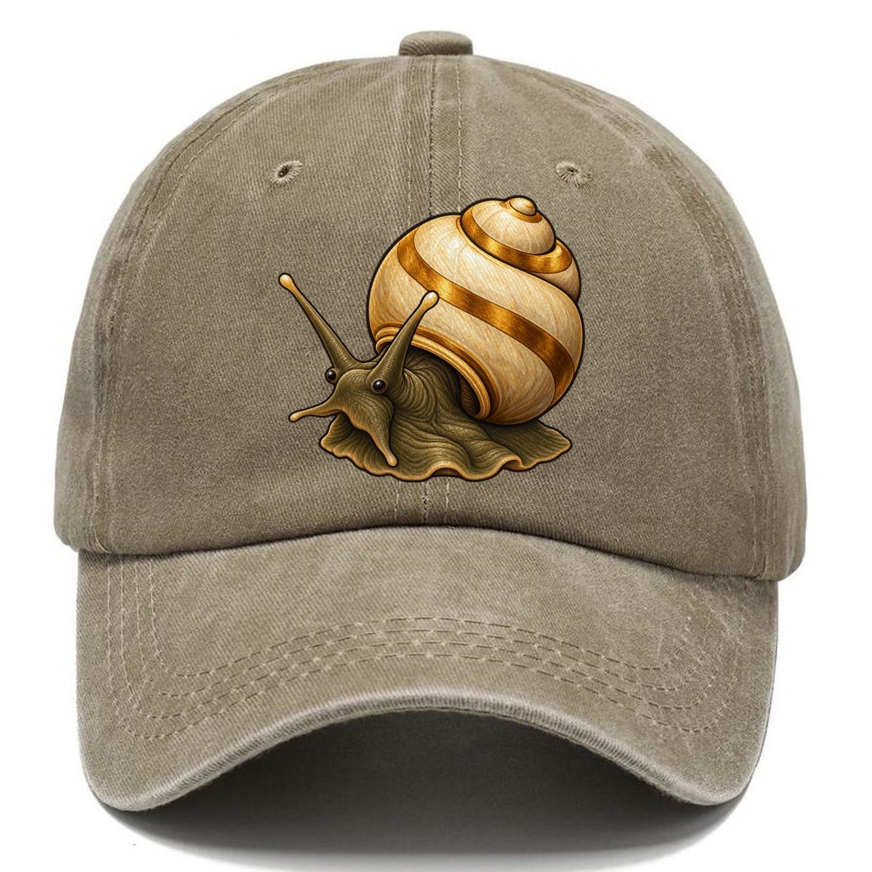 Mystery Snail Portrait Aquarium Keeping Classic Cap – Warm Sand
