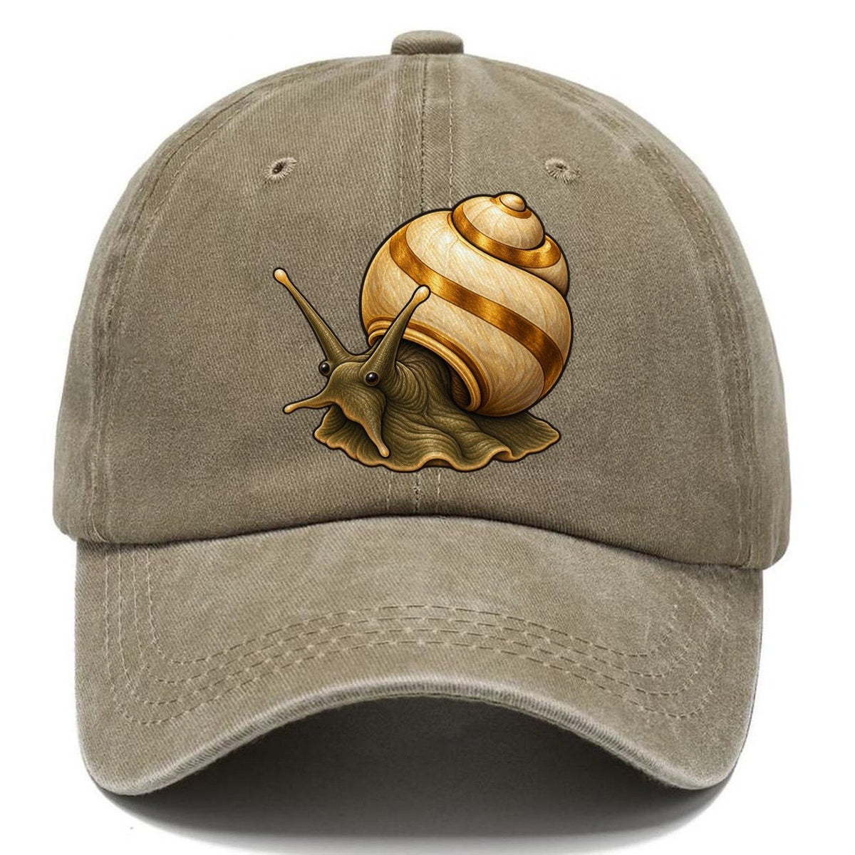Mystery Snail Portrait Aquarium Keeping Classic Cap – Warm Sand