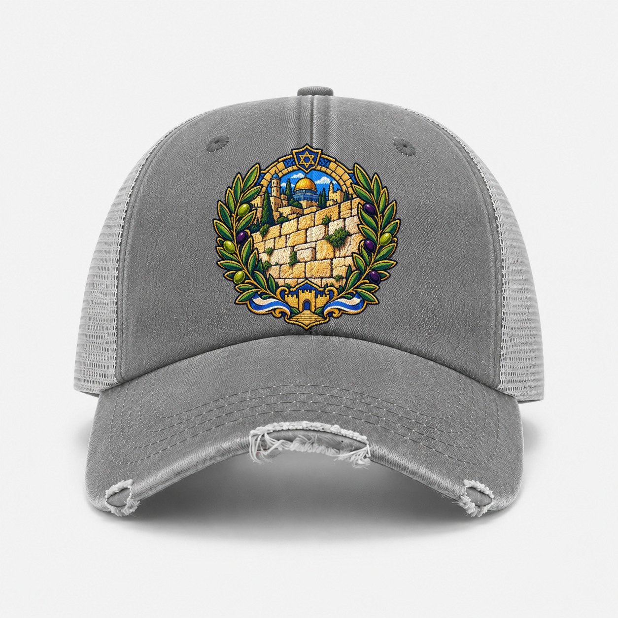 Grey — front view