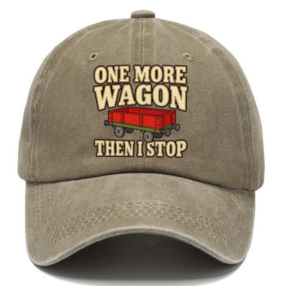 One More Wagon Then I Stop Model Railways Classic Cap – Warm Sand