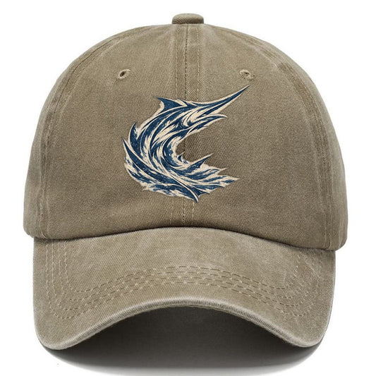 Marlin's Majesty of the Sea Abstract Classic Cap – Warm Sand