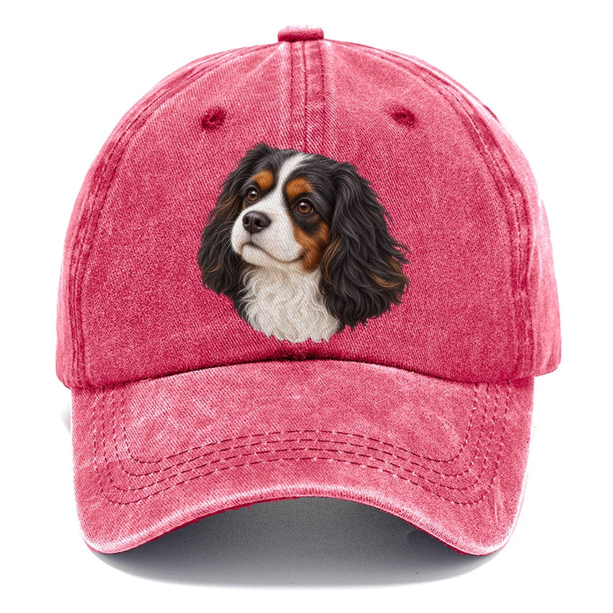 Cavalier Tricolour Smile Pastimes Companions Classic Cap – Pomegranate Blush