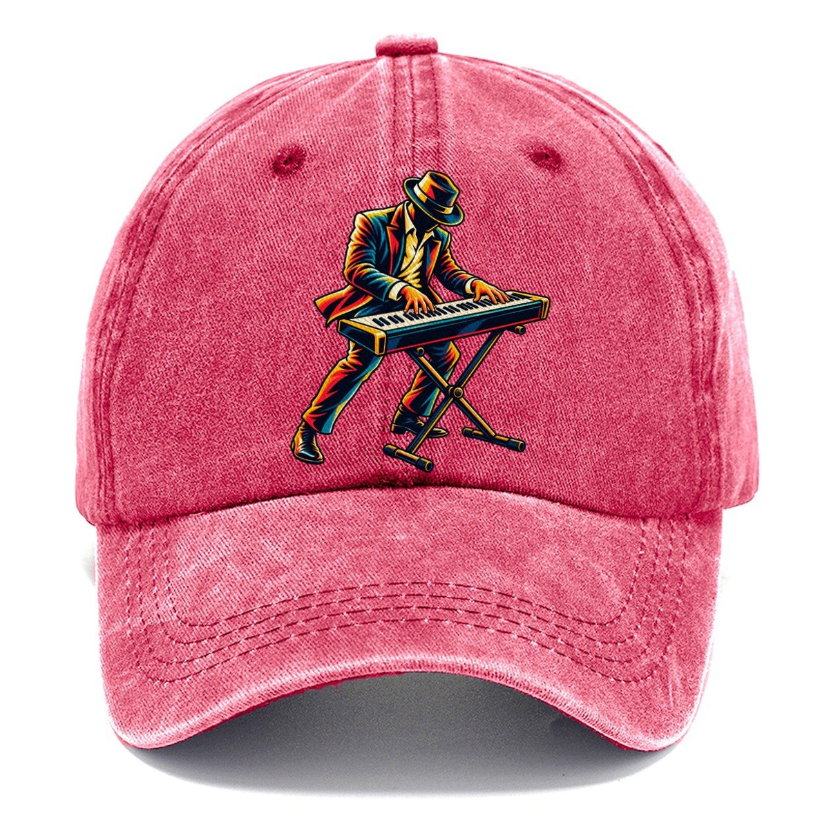 Keyboard Player Classic Cap – Pomegranate Blush