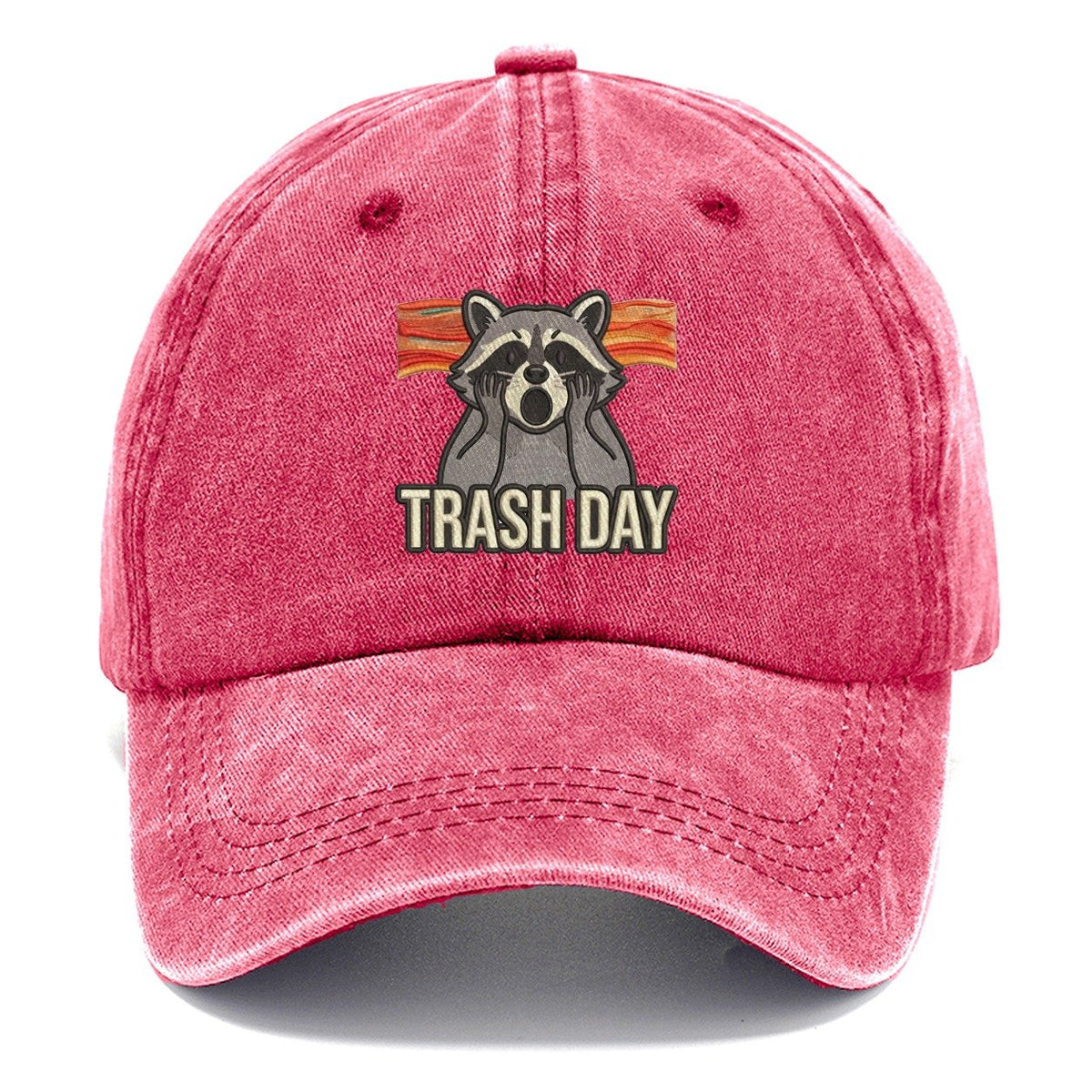 Raccoon Scream Trash Day Scream Classic Cap – Pomegranate Blush