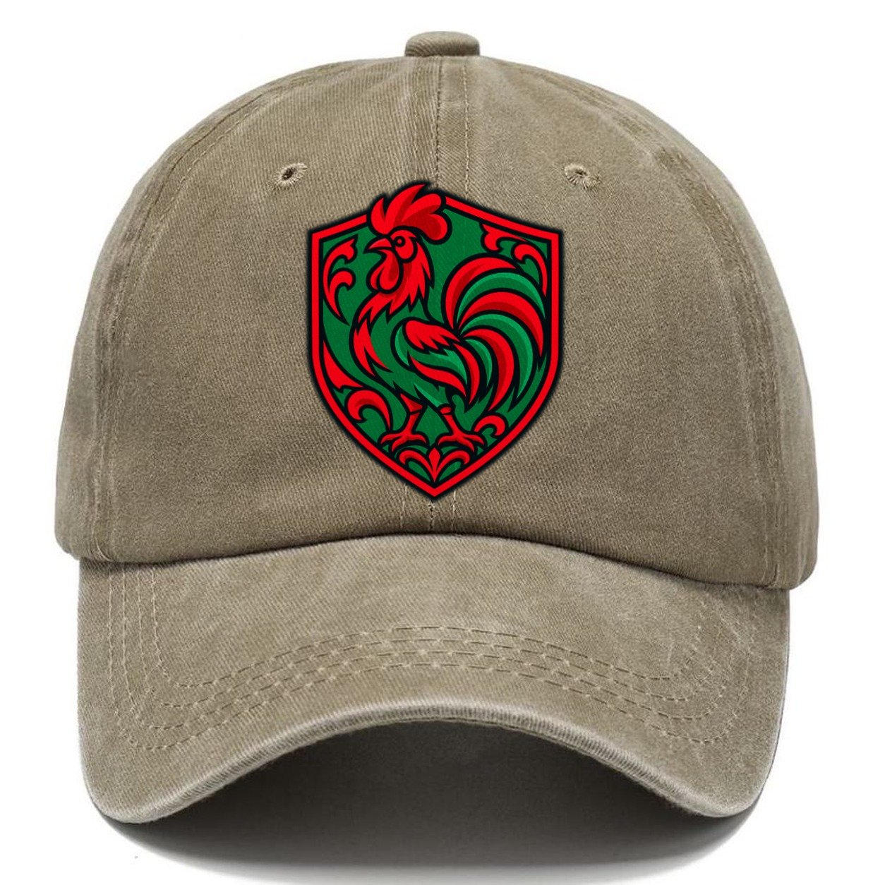 Portugal Minimal Emblem Country Logos Classic Cap – Warm Sand