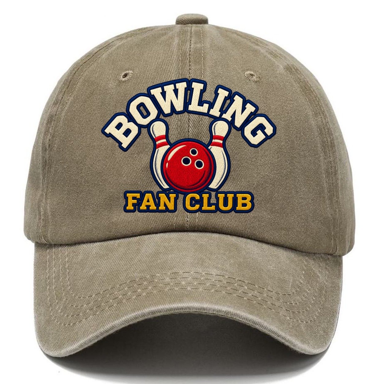 Bowling Fan Club Classic Cap – Warm Sand