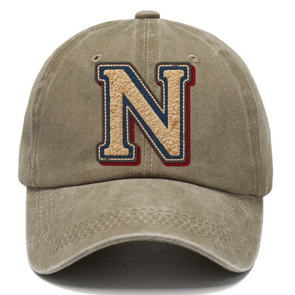 Varsity Chenille N Monogram Classic Cap – Warm Sand