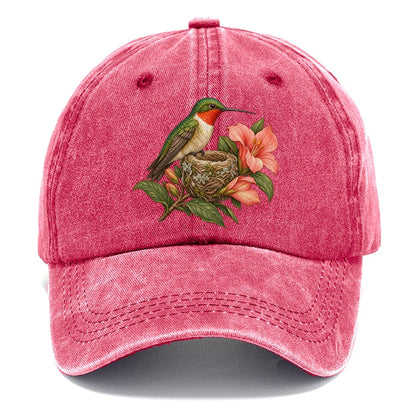 Hummingbird Nest Guardian Everyday Originals Classic Cap – Pomegranate Blush