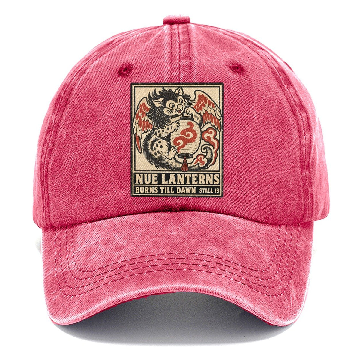 Nue Lanterns Yokai Night Market Classic Cap – Pomegranate Blush