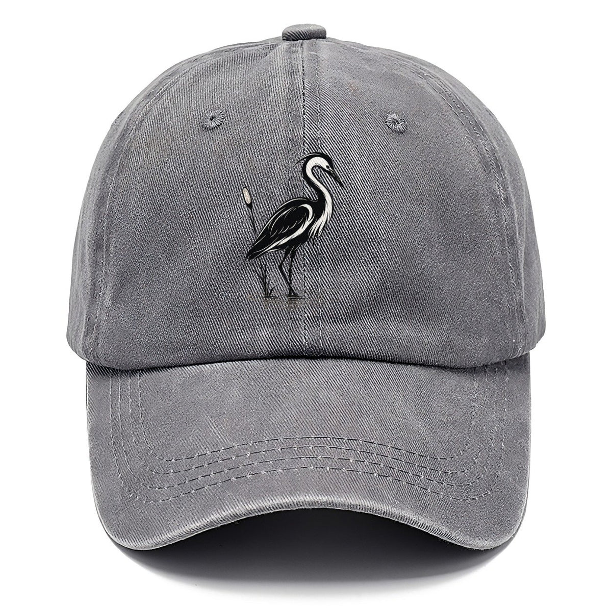 Heron with Cattail Classic Cap – Urban Haze