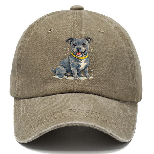 Staffordshire Bull Terrier Opposite Classic Cap – Warm Sand