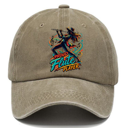 Proud Flute Player Music Instruments Classic Cap – Warm Sand
