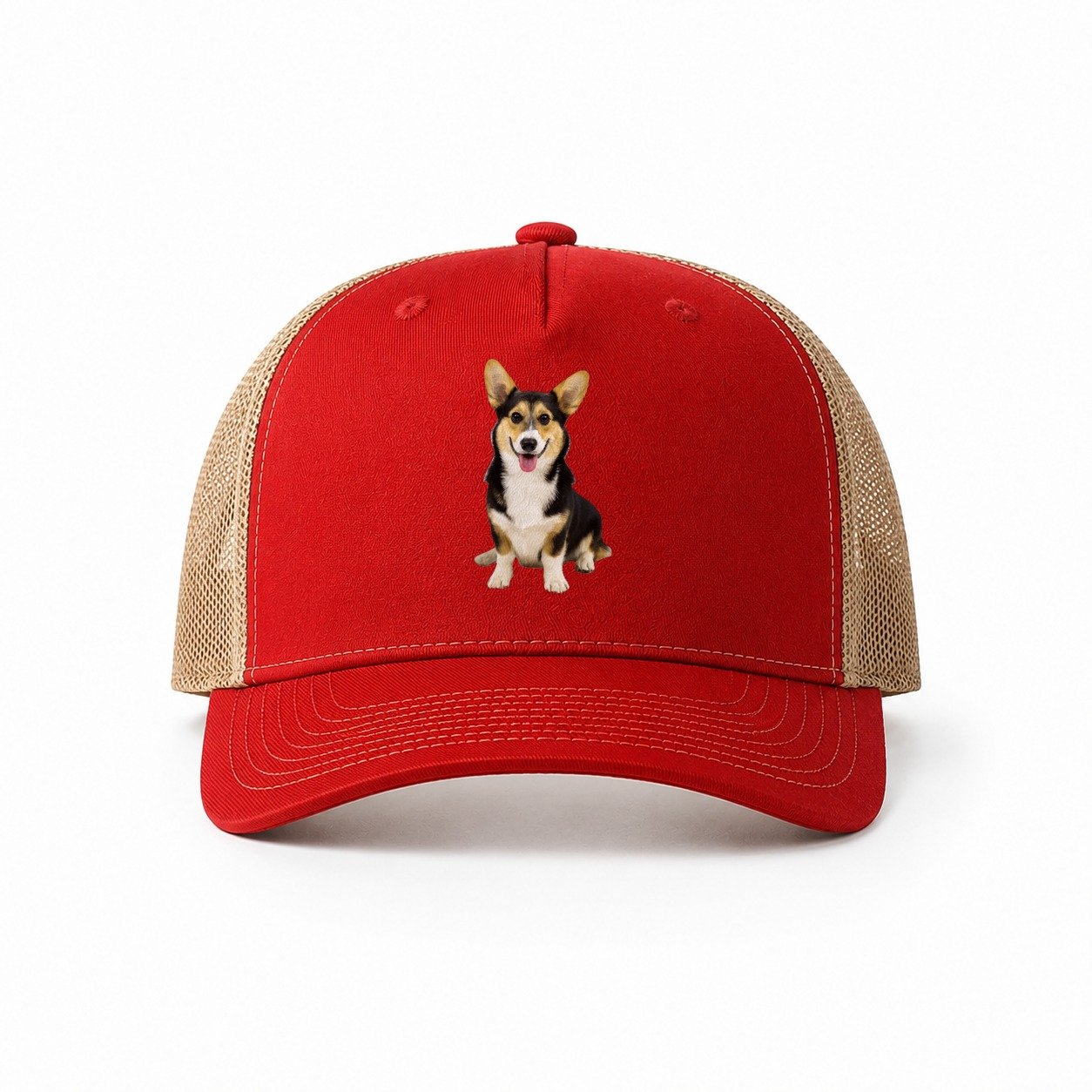 Red-Khaki — front view