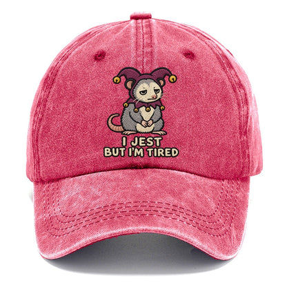 Possum Jester Weary Court Classic Cap – Pomegranate Blush
