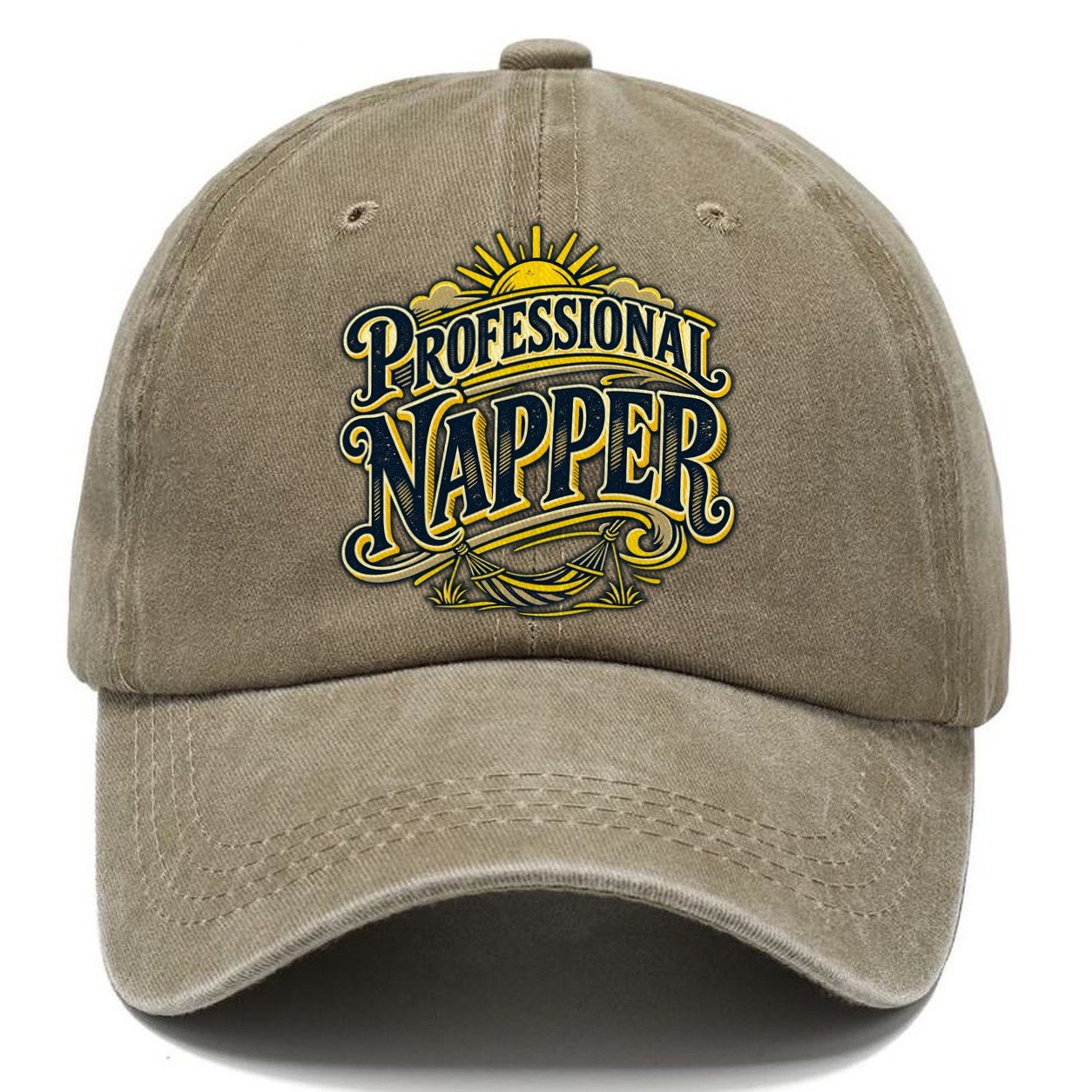 Professional Napper Retired Living Classic Cap – Warm Sand
