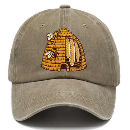 Skep Cutaway Mark Beekeeping Classic Cap – Warm Sand