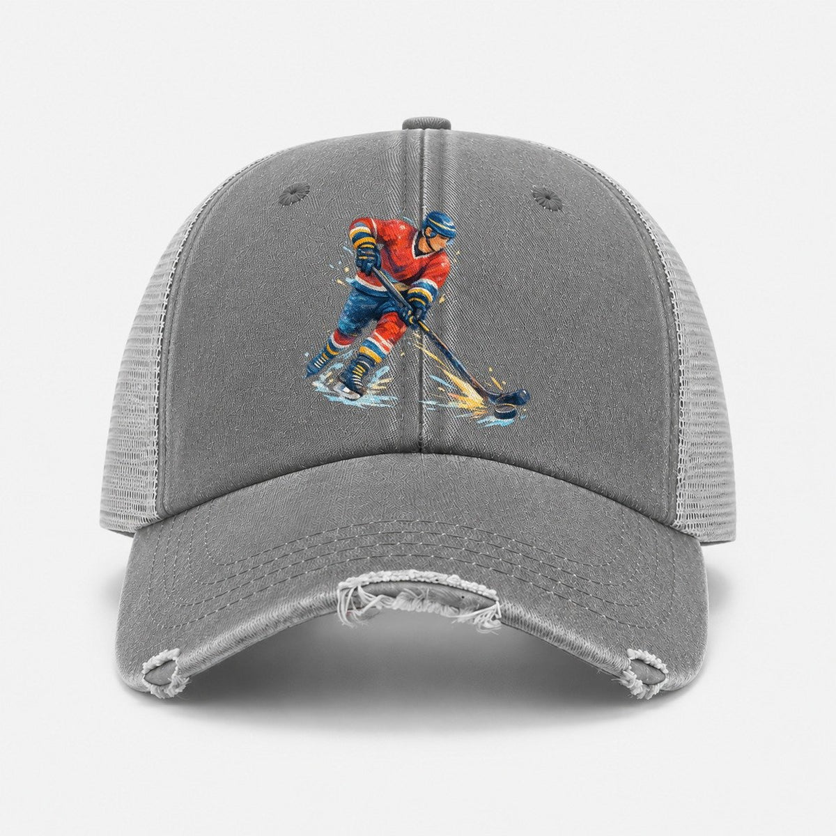 Grey — front view