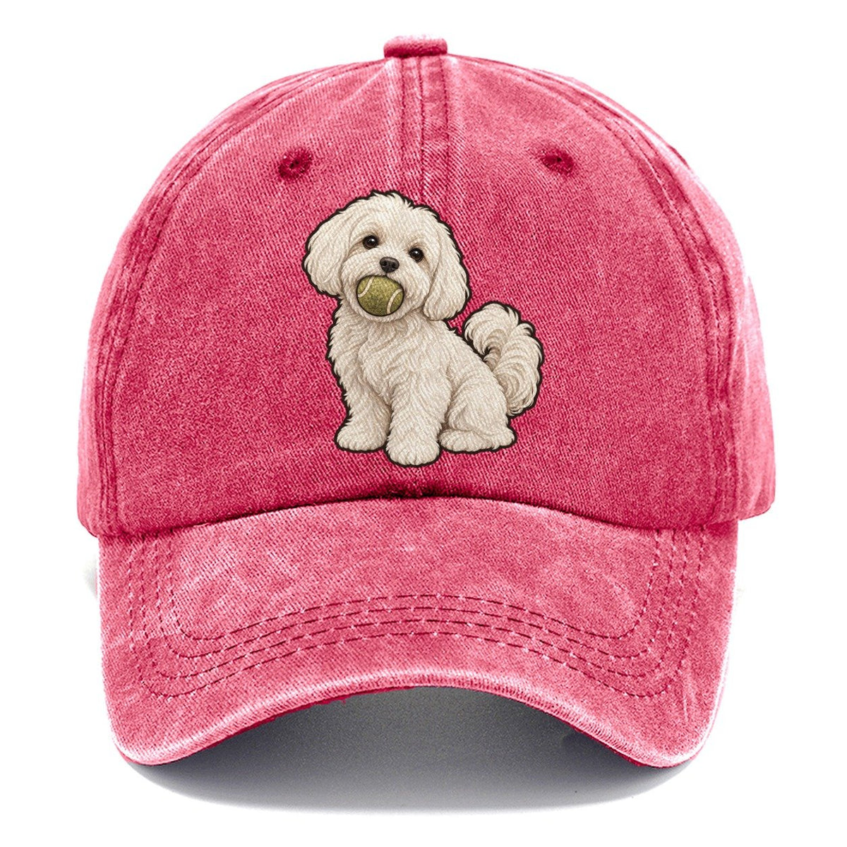 Maltese Tennis Ball Fan Favorites Classic Cap – Pomegranate Blush