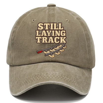 Still Laying Track Model Railways Classic Cap – Warm Sand