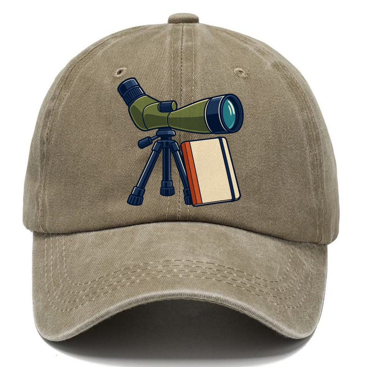 Spotting Scope And Notebook Birdwatching Classic Cap – Warm Sand