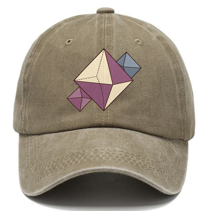 Fluorite Crystal Geometry Rocks And Minerals Classic Cap – Warm Sand