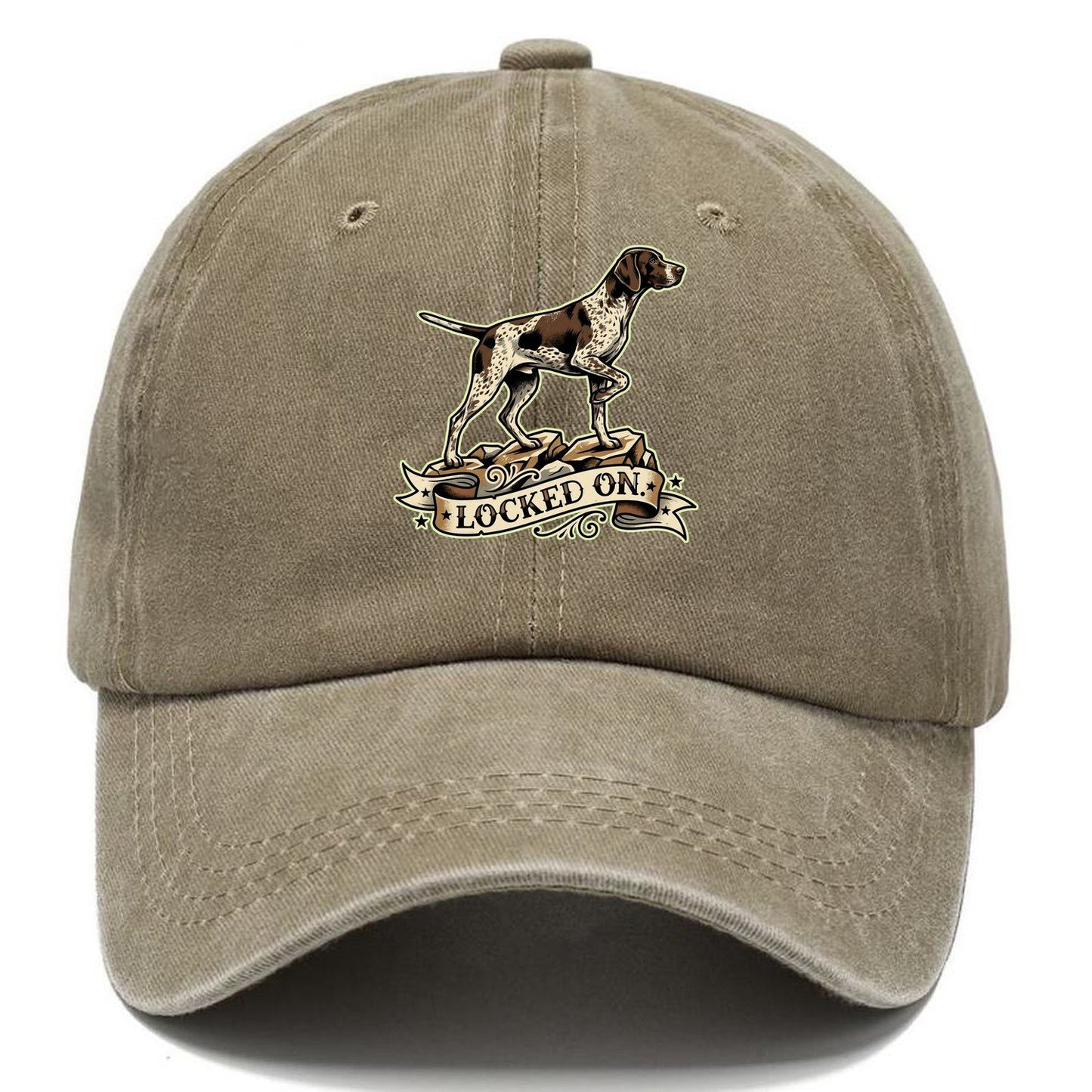 Locked On Dog Classic Cap – Warm Sand