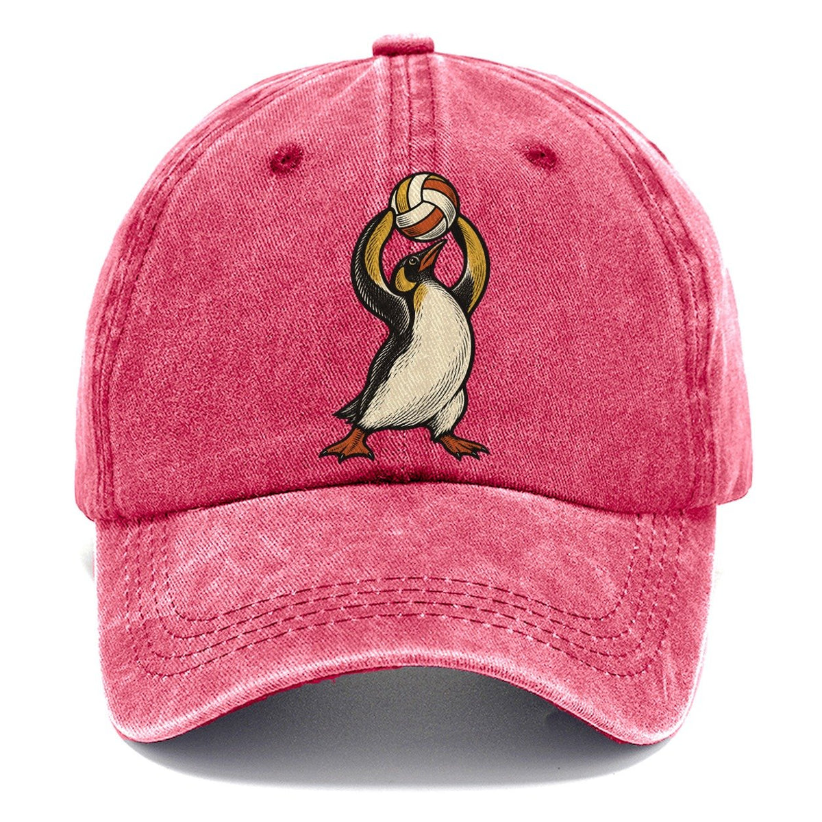 Penguin Volleyball Setter Sundown Familiars Classic Cap – Pomegranate Blush