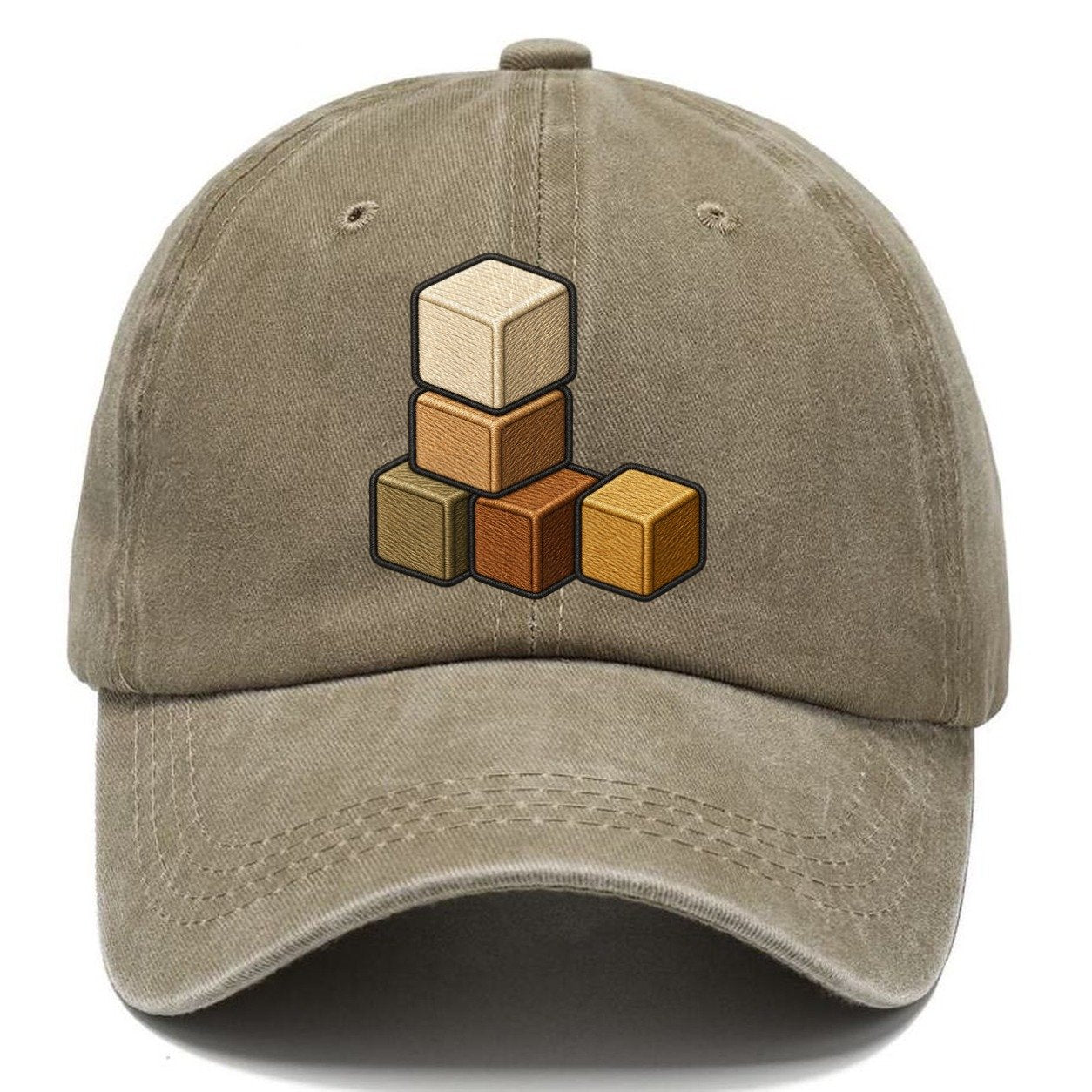 Stack Of Resource Cubes Board Games Classic Cap – Warm Sand