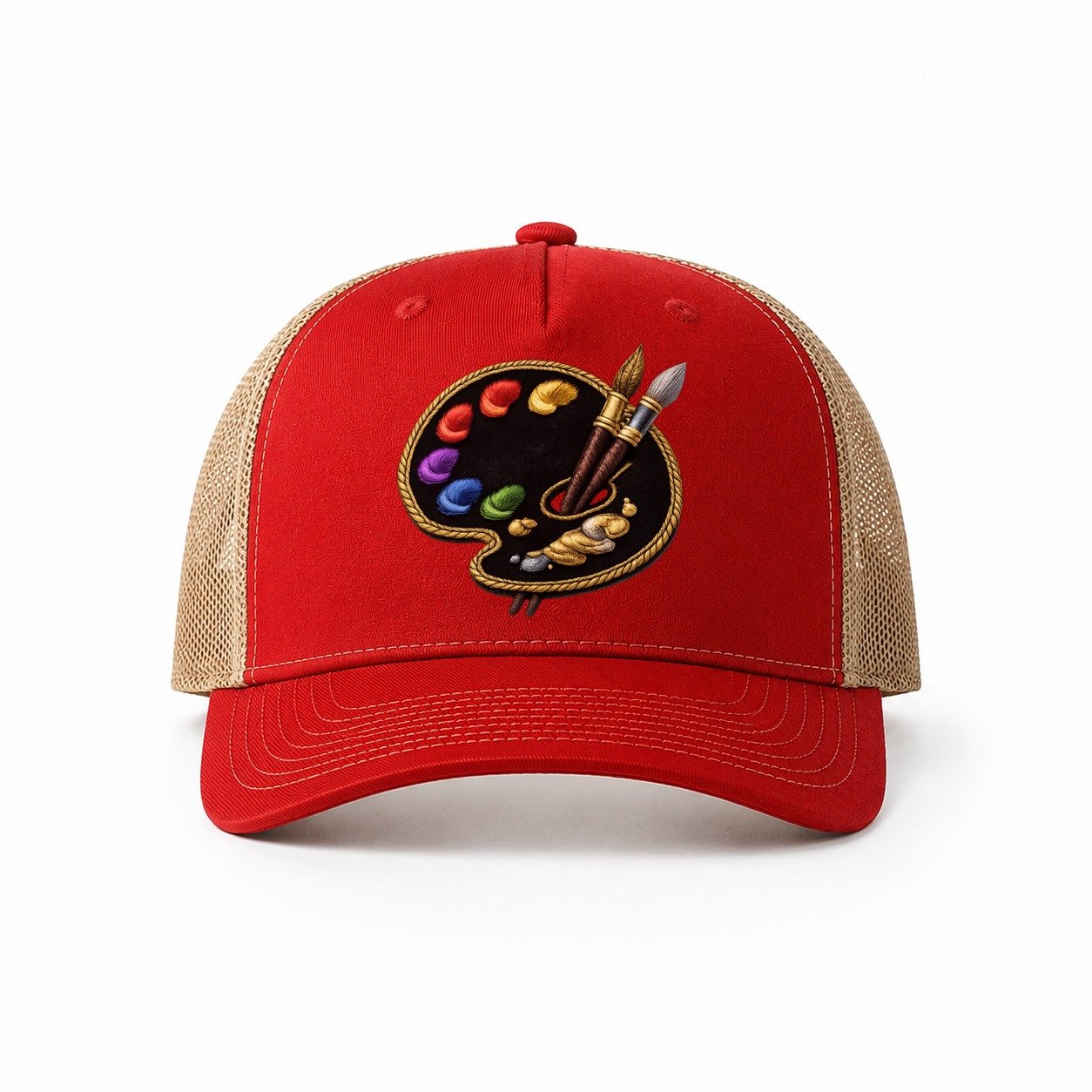 Red-Khaki — front view