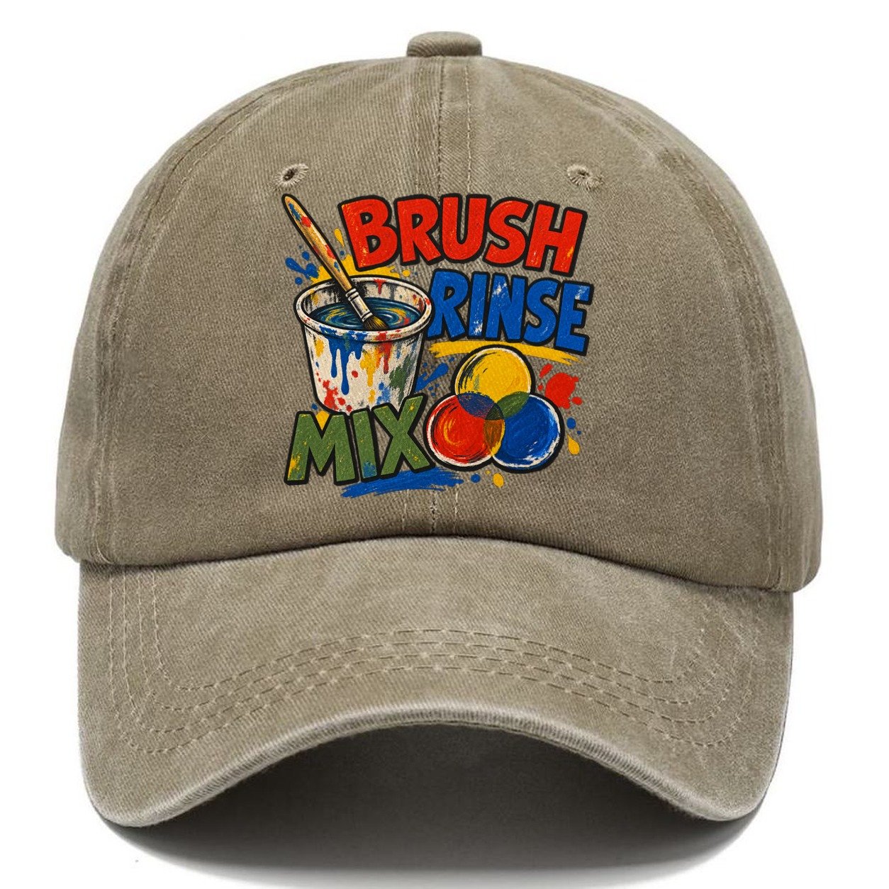 Brush Rinse Mix Clay Color Makers Classic Cap – Warm Sand