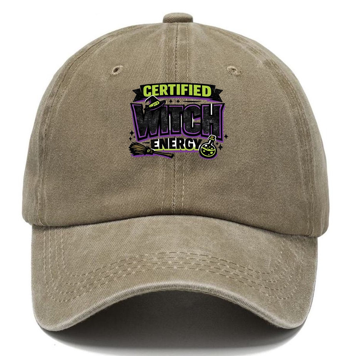 Certified Witch Energy Classic Cap – Warm Sand