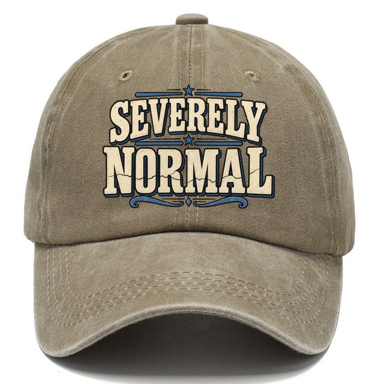 Severely Normal American Wit Classic Cap – Warm Sand